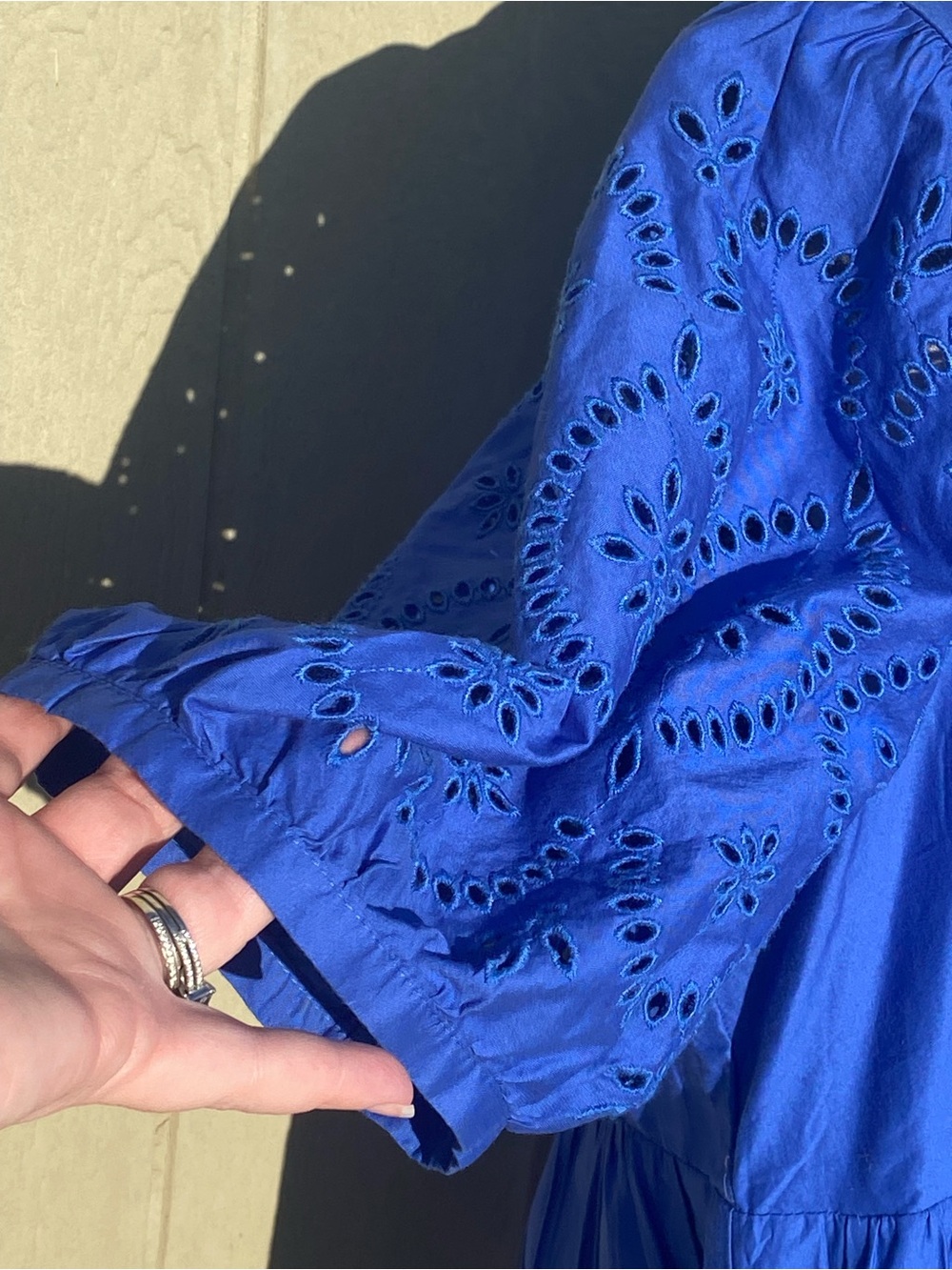 Old Navy XL Royal Blue V-Neck Mini Dress - Picture 4 of 9